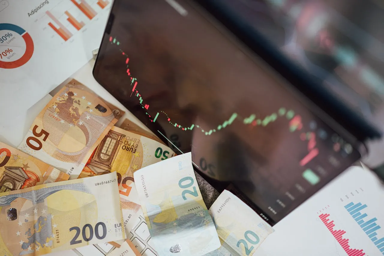 Finance hero background